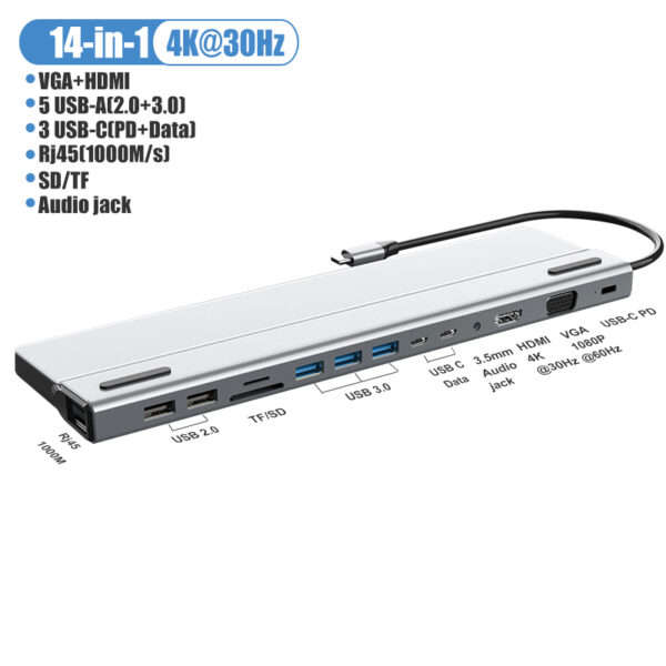 14 in 1 usb c hub dock