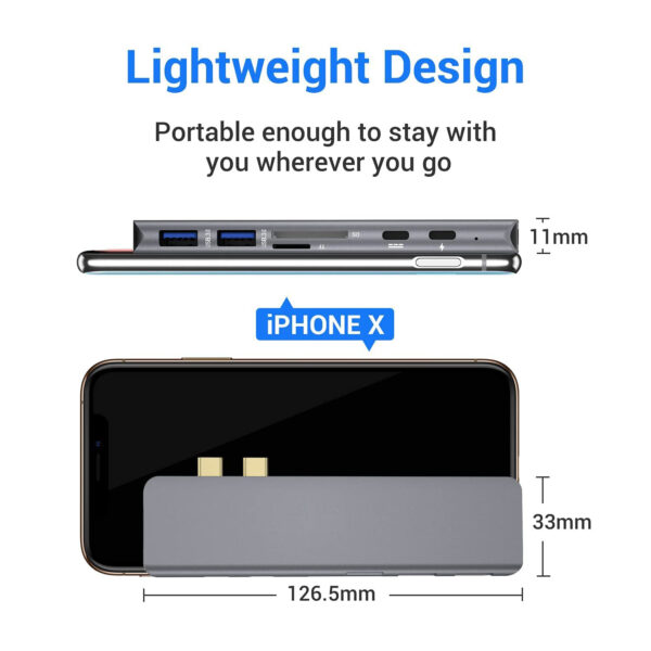 dual usb c hub 3