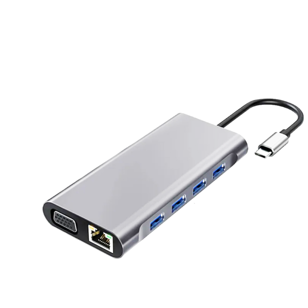 1C11 usb c hub 11 ports docking station