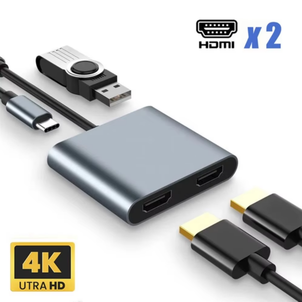 4 IN 1 Dual HDMI adapter 08